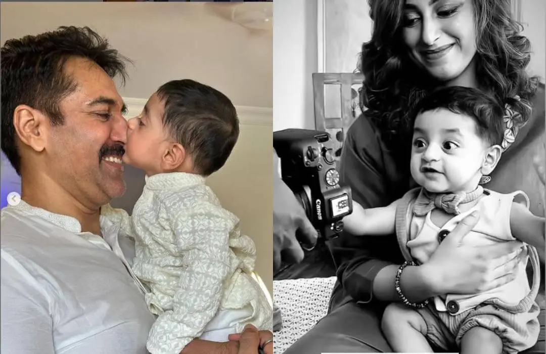 റഹ്മാനും പേരക്കുട്ടി അയാനും | Photo: instagram/ actor rahman