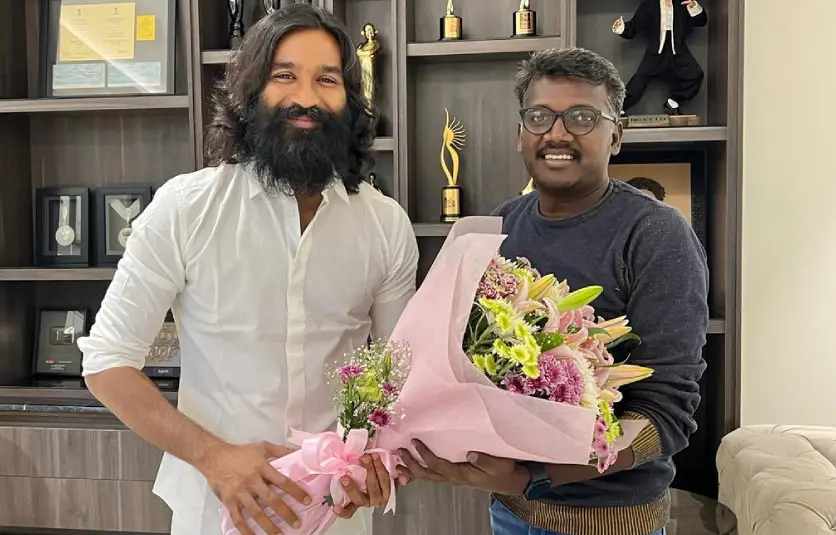 ധനുഷ് മാരി സെല്വരാജിനൊപ്പം | photo: twitter/dhanush