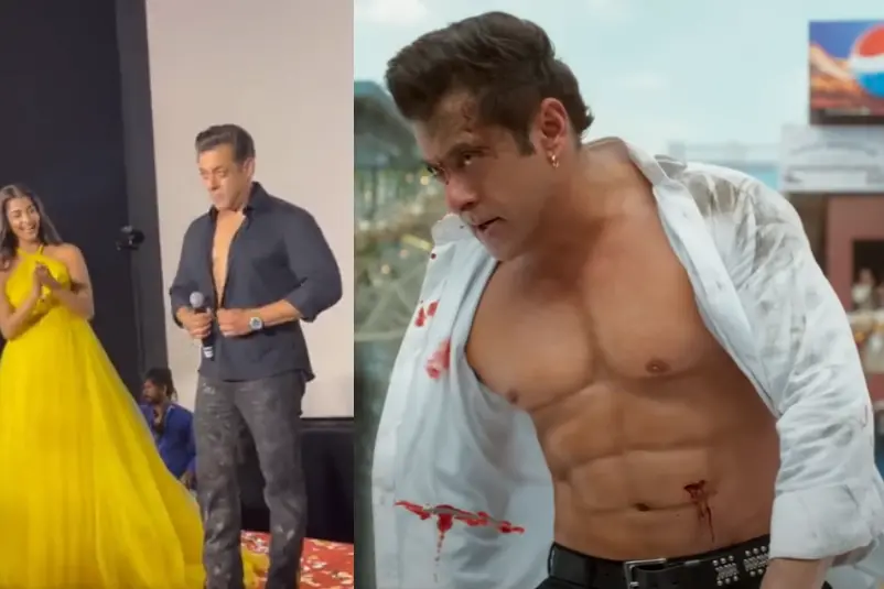 സിക്സ് പാക്ക് VFX എന്ന് പരിഹാസം; വേദിയില് ഷര്ട്ട് അഴിച്ച് സല്മാന് ഖാന് | VIDEO