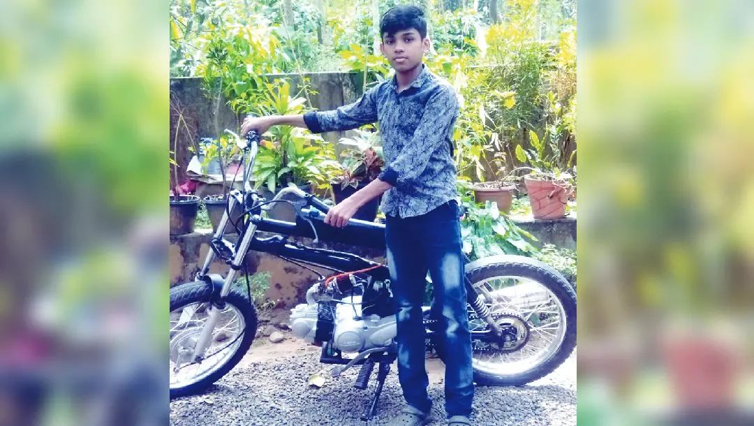 സൈക്കിള്‍ബൈക്കുമായി മുഹമ്മദ് റാഫി