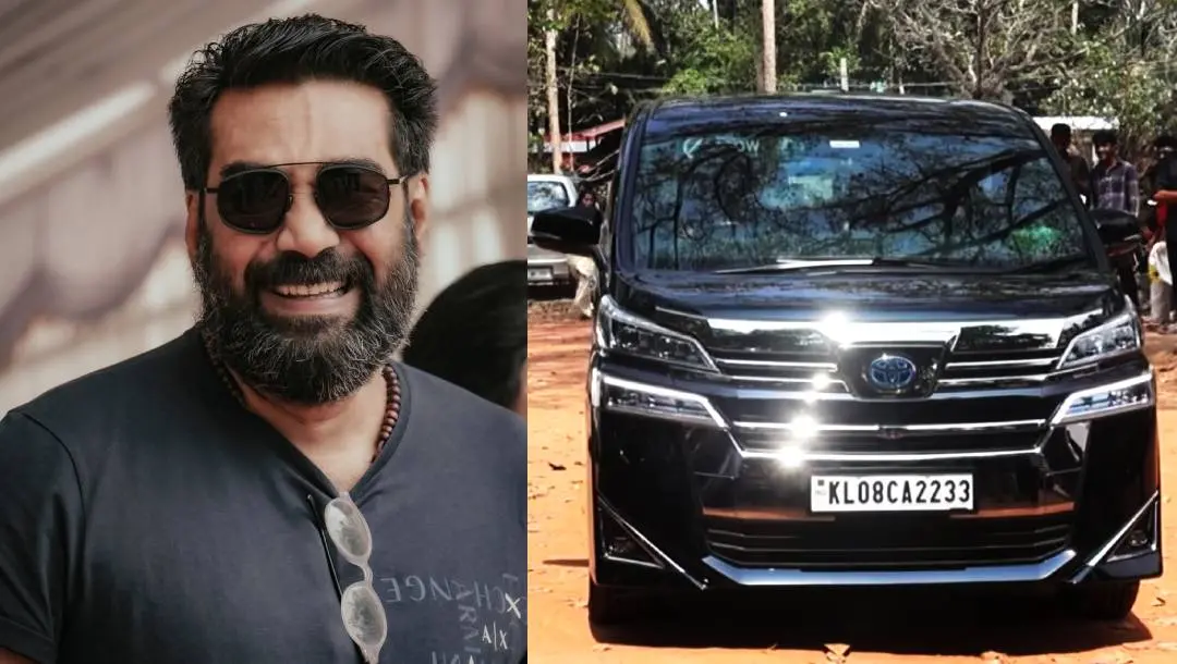 ബിജു മേനോന്, ടൊയോട്ട വെല്ഫയര് എസ്.യു.വി. | Photo: Facebook