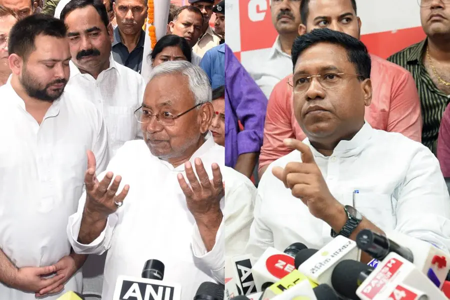 ബിഹാറില് മഹാസഖ്യത്തില് വിള്ളല്; ജിതന് റാം മാഞ്ചിയുടെ മകന് മന്ത്രിസ്ഥാനം രാജിവെച്ചു