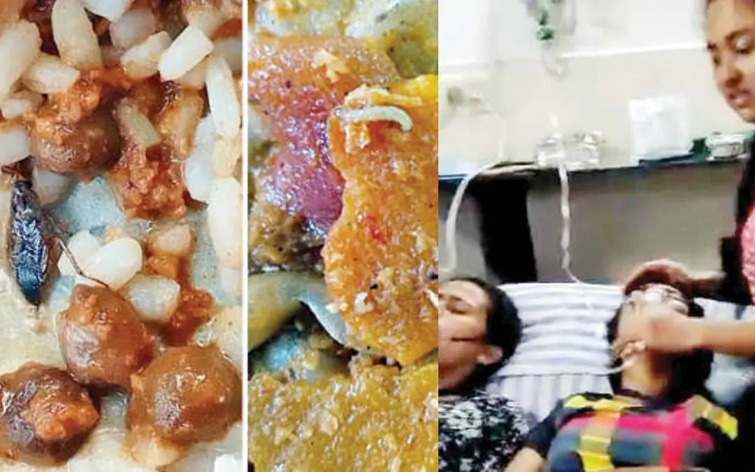 ഹോസ്റ്റല് ഭക്ഷണത്തില് കണ്ടെത്തിയ പാറ്റയും പുഴുവും; വിദ്യാര്ഥികള് പങ്കുവെച്ച ചിത്രം, വിദ്യാര്ഥികള് ആശുപത്രിയില് ചികിത്സയില്