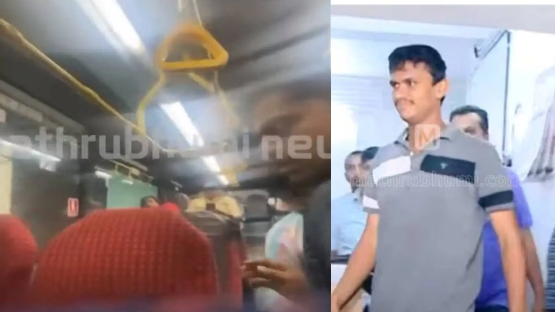 നിഖിലിനെ പിടികൂടുന്ന ദൃശ്യം, നിഖിൽ തോമസ് | Photo: Screengrab