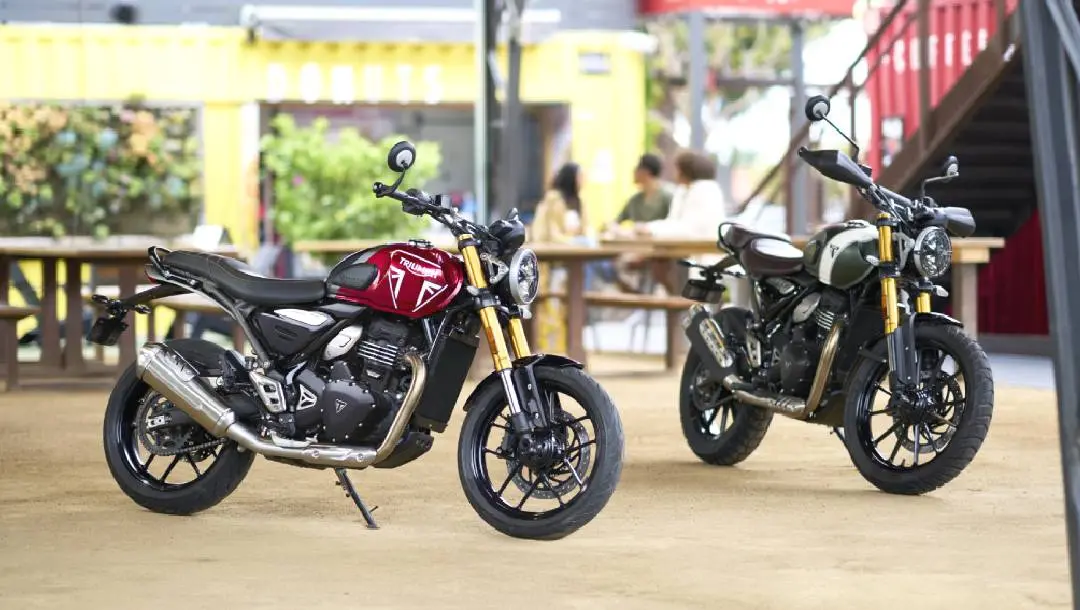 ട്രയംഫ് അവതരിപ്പിച്ച ബൈക്കുകള് | Photo: Triumph