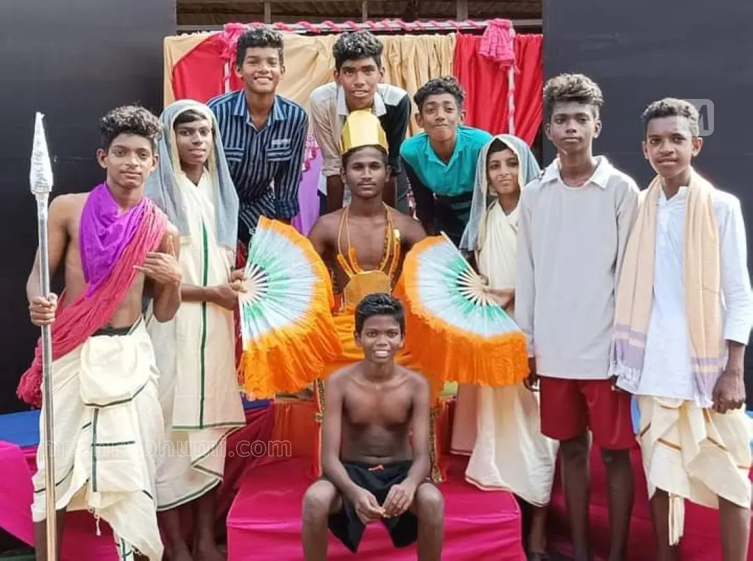 വടശ്ശേരിക്കര മോഡല്‍ റെസിഡന്‍ഷ്യല്‍ സ്‌കൂളിലെ കുട്ടികള്‍| Photo: Anjana Ramath