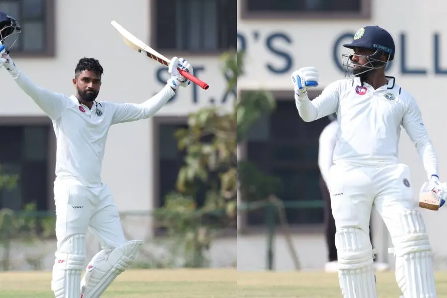 കൂട്ടത്തകര്ച്ചയ്ക്കിടെ സെഞ്ചുറിയുമായി തിളങ്ങി സച്ചിന് ബേബി; കേരളം ആറിന് 224