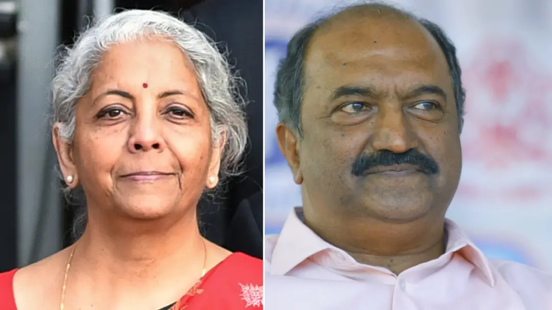 നിർമ്മല സീതാരാമൻ, കെ.എൻ. ബാലഗോപാൽ | ഫോട്ടോ: മാതൃഭൂമി