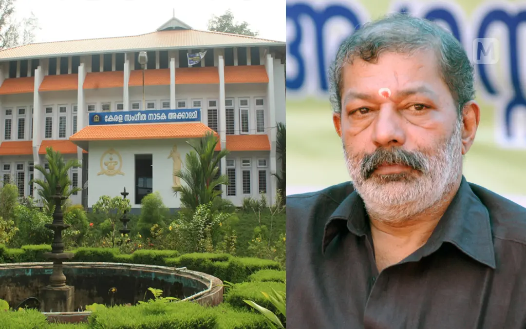 കേരള സംഗീത നാടക അക്കാദമി ആസ്ഥാനം, മുരളി | ഫോട്ടോ: www.keralasangeethanatakaakademi.in/, ജി. ശിവപ്രസാദ് \ മാതൃഭൂമി