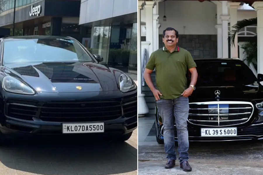 ആദ്യ വാഹനം എസ്-ക്ലാസ് ബെന്‍സ്, രണ്ടാമനായി പോര്‍ഷെ കയെന്‍ സ്വന്തമാക്കി ഷെഫ് പിള്ള