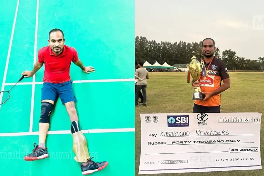 ഒരു കാലില്ലെങ്കിലെന്തിന് മാറി നില്‍ക്കണം; കൃത്രിമ കാലുമായി ദേശീയ പാരാബാഡ്മിന്റണിനൊരുങ്ങി സനില്‍