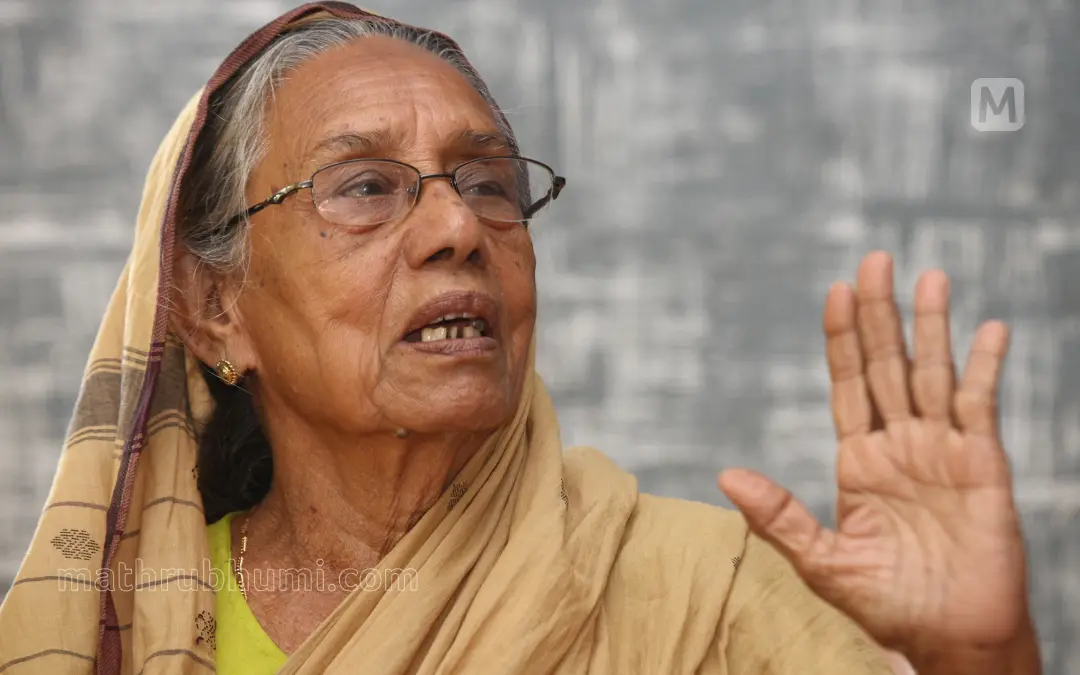 നിലമ്പൂര്‍ ആയിഷ | ഫോട്ടോ: സതീഷ് കുമാര്‍/ മാതൃഭൂമി