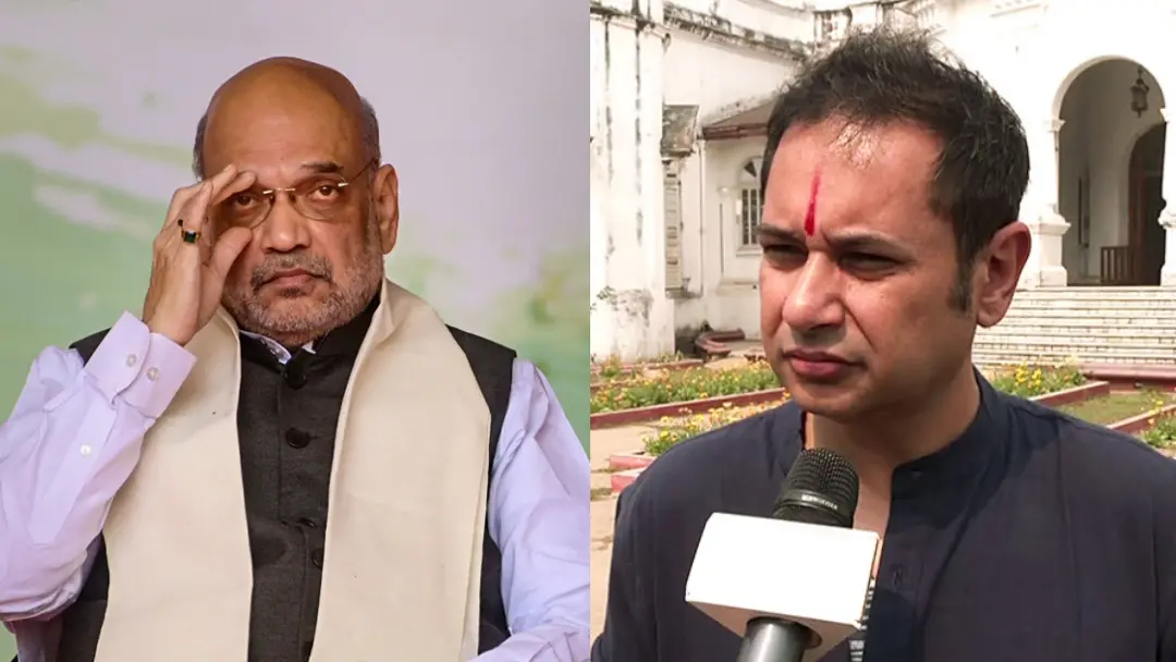 അമിത് ഷാ, പ്രദ്യോത് മാണിക്യ ദേബ് ബര്മ്മ | Photo: ANI, PTI