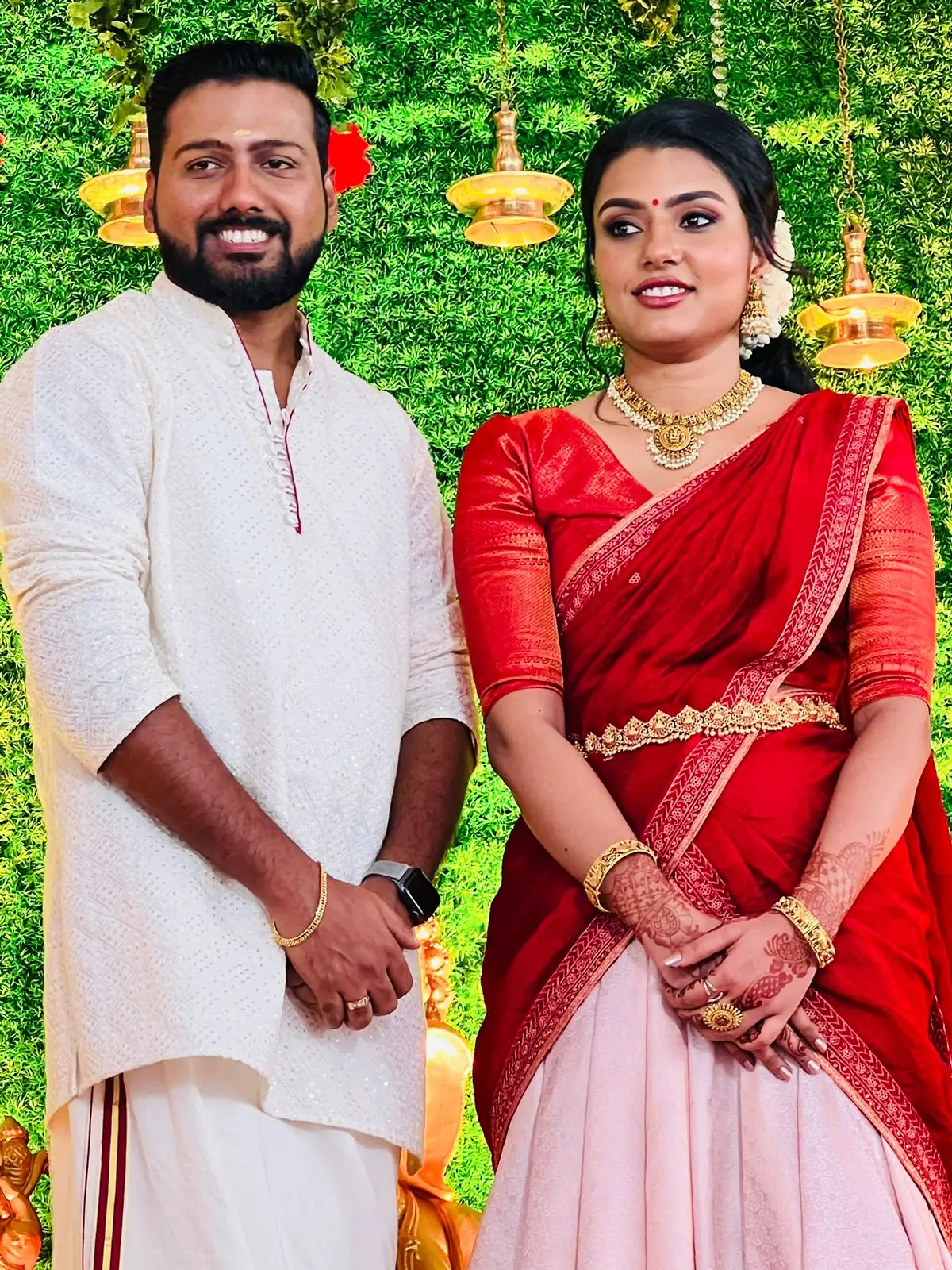 വിഷ്ണു മോഹനും അഭിരാമിയും | ഫോട്ടോ: സ്പെഷ്യൽ അറേഞ്ച്മെന്റ്