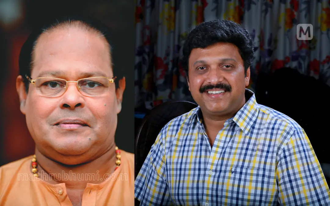 ഇന്നസെന്റ്, കെ.ബി. ഗണേഷ് കുമാർ | ഫോട്ടോ: മാതൃഭൂമി