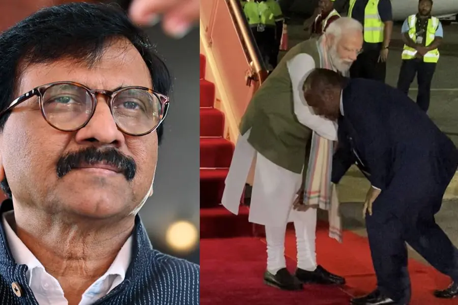 'മാന്ത്രികനെന്ന് കരുതിയാകാം'; മറാപ്പെ മോദിയുടെ കാൽതൊട്ടുവന്ദിച്ചതില് പരിഹാസവുമായി സഞ്ജയ് റാവുത്ത്