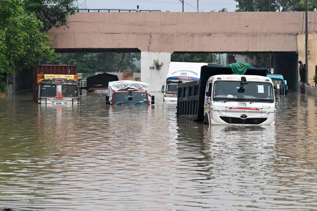 ഡൽഹിയിൽ നിന്നുള്ള ദൃശ്യം | Photo: AFP