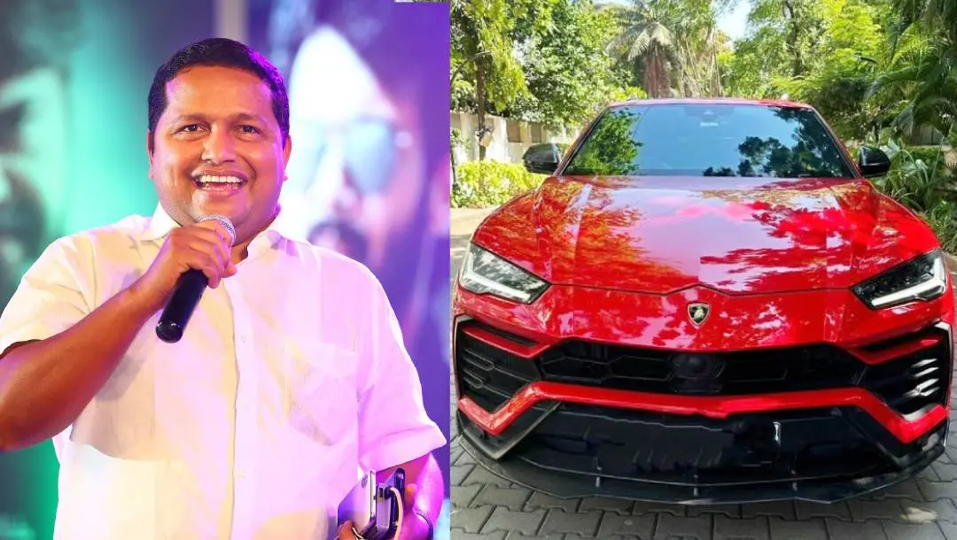 സിനിമ നിര്മാതാവ് ജോബി ജോര്ജും അദ്ദേഹം സ്വന്തമാക്കിയ ലംബോര്ഗിനി ഉറുസ് | Photo: Facebook/Joby George
