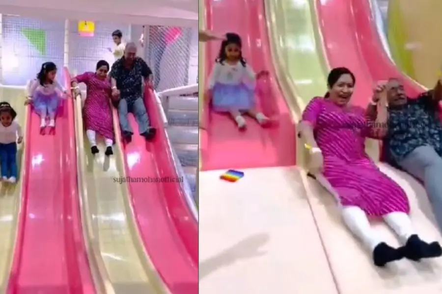 'വീണ്ടുമൊരു ബാല്യം സമ്മാനിക്കാന്‍ പേരക്കുട്ടികള്‍ക്ക് കഴിയും'; മനോഹര വീഡിയോ പങ്കുവെച്ച് സുജാത