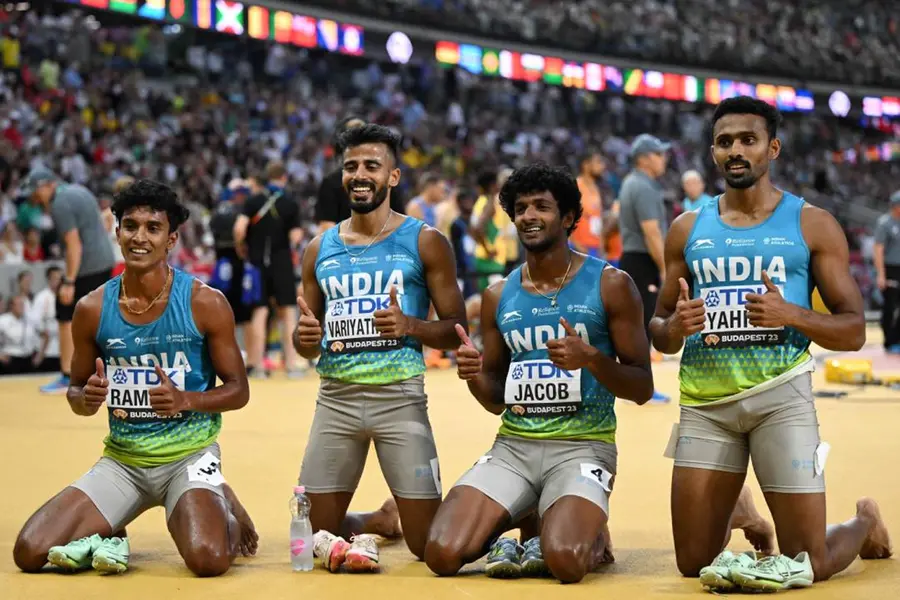വിലകുറച്ച് കണ്ടതിനുള്ള മറുപടി; ലോക ചാമ്പ്യന്‍ഷിപ്പില്‍ അമേരിക്കയെ വരെ വിറപ്പിച്ച് ഇന്ത്യന്‍ റിലേ ടീം