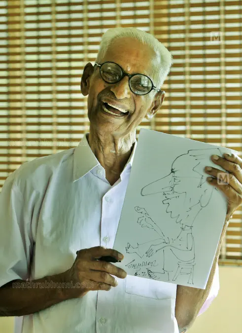 കാര്ട്ടൂണിസ്റ്റ് സുകുമാര് | ഫോട്ടോ: മാതൃഭൂമി
