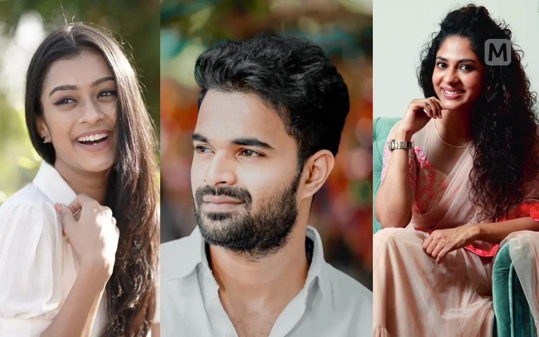 പ്രിയംവദാ കൃഷ്ണൻ, ഹക്കിംഷാ, പൂർണ്ണിമാ ഇന്ദ്രജിത്ത് | ഫോട്ടോ: സ്പെഷ്യൽ അറേഞ്ച്മെന്റ്, ജമേഷ് കോട്ടയ്ക്കൽ \ മാതൃഭൂമി