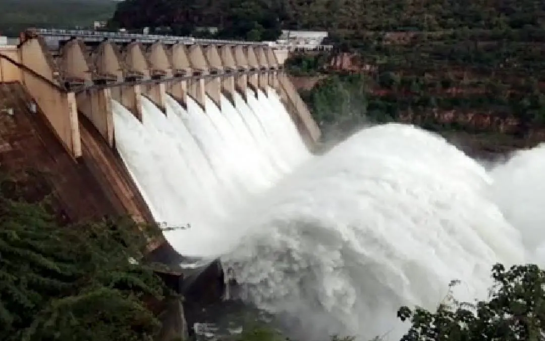 നാഗാര്ജുനസാഗര് ഡാം| photo: ANI