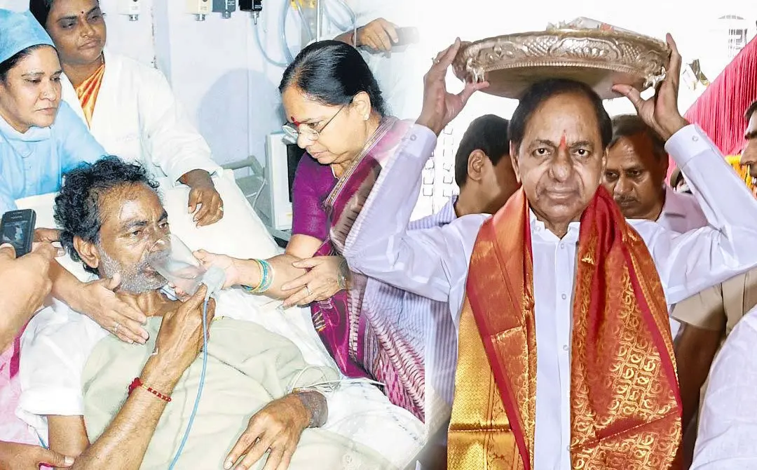 തെലങ്കാന സംസ്ഥാന രൂപീകരണ പ്രഖ്യാപനത്തിന് പിന്നാലെ ചന്ദ്രശേഖര റാവു നിരാഹാര സമരം അവസാനിപ്പിക്കുന്നു (ഫയല്)