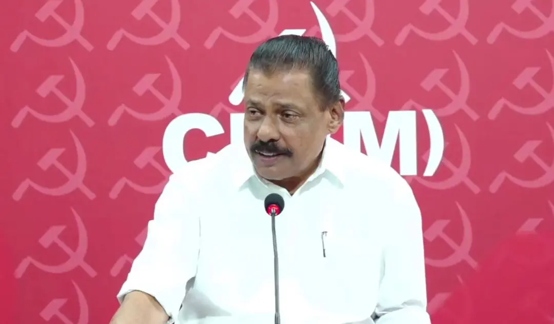 എം.വി. ഗോവിന്ദൻ | ഫോട്ടോ: Screen grab of live video uploaded on youtube by @CPIMKeralam