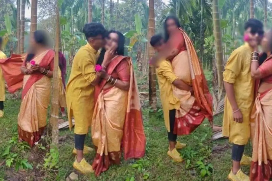 വിദ്യാര്ഥിക്കൊപ്പം 'റൊമാന്റിക്' ഫോട്ടോഷൂട്ട്; ദൃശ്യങ്ങള് വൈറൽ, പ്രധാനാധ്യാപികയ്ക്കെതിരേ പരാതി