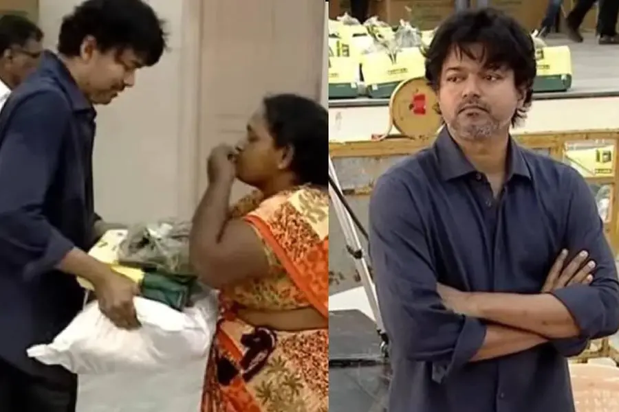 ഒരു ലക്ഷംവരെ രൂപവരെ ധനസഹായം; പ്രളയബാധിതരെ സഹായിക്കാന് വിജയ് നേരിട്ടെത്തി