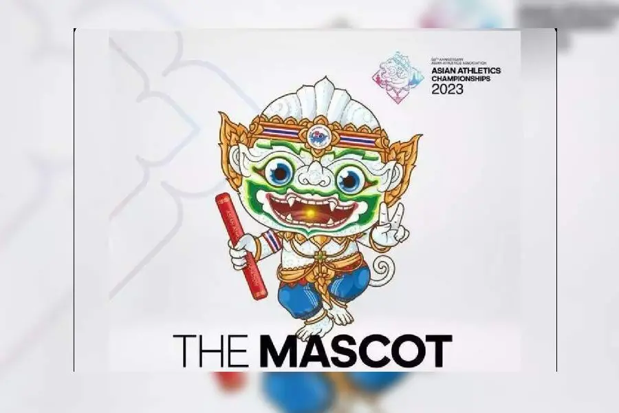 ഹനുമാന് ഏഷ്യന് അത്ലറ്റിക്സ് ചാമ്പ്യന്ഷിപ്പിന്റെ ഭാഗ്യചിഹ്നം