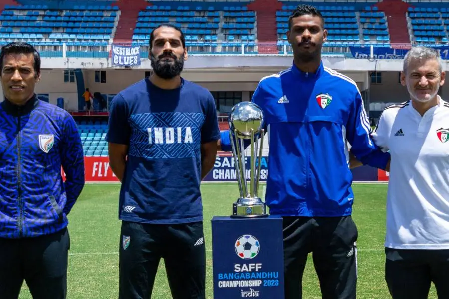 ലക്ഷ്യം ഒമ്പതാം കിരീടം; സാഫ് കപ്പ് ഫൈനലില് കുവൈത്തിനെ നേരിടാന് ഇന്ത്യ