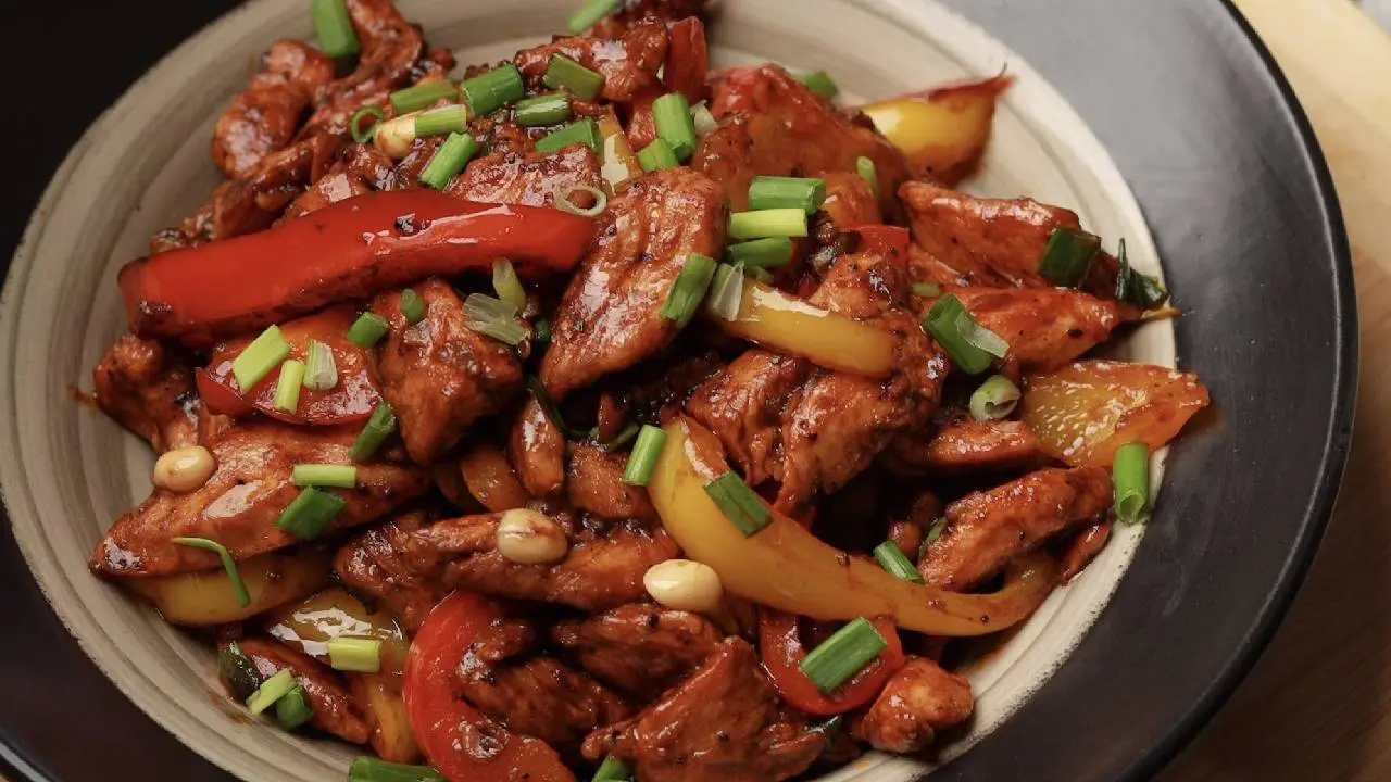 photo:Bell peppers Chicken Stir Fry