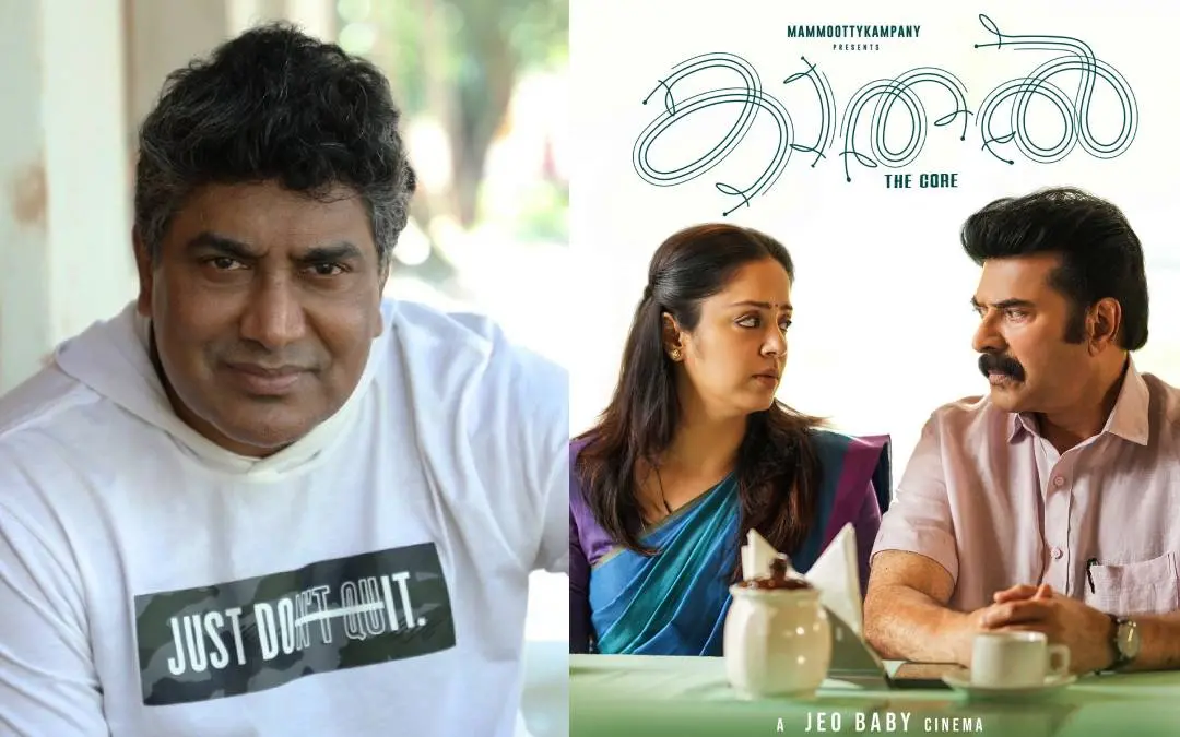വി.എ ശ്രീകുമാർ, കാതൽ പോസ്റ്റർ | Photo: facebook/va sreekumar