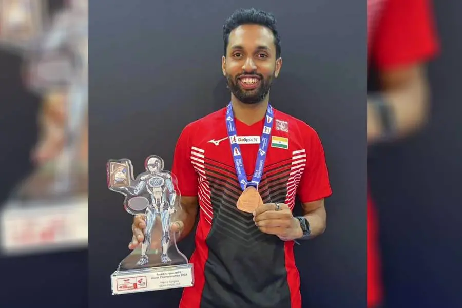 ലോക ചാമ്പ്യന്ഷിപ്പിലെ വെങ്കല നേട്ടം; ലോക റാങ്കിങ്ങില് ആറാം സ്ഥാനത്തേക്കുയര്ന്ന് എച്ച്.എസ് പ്രണോയ്