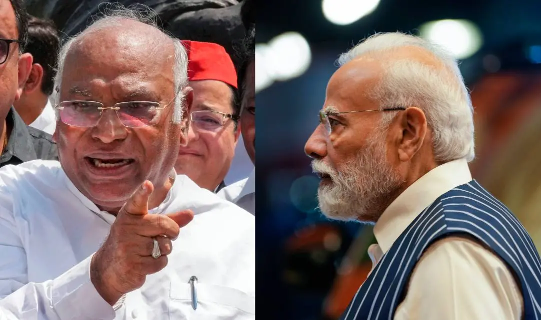 ഖാര്ഗെ,മോദി |ഫോട്ടോ:PTI