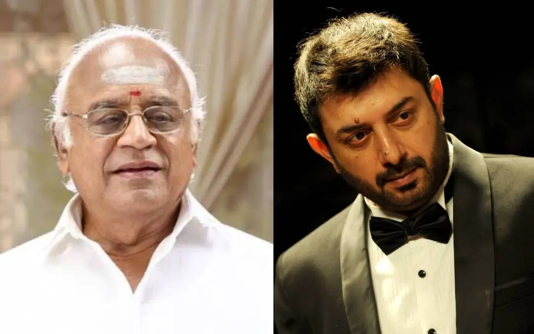 ഡെൽഹി കുമാർ, അരവിന്ദ് സ്വാമി | ഫോട്ടോ: twitter.com/vickytalkz, www.facebook.com/arvind.swami.102