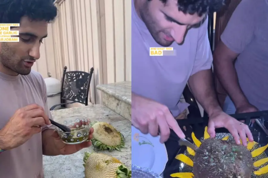 സൂര്യകാന്തിപ്പൂക്കള് ഗ്രില് ചെയ്ത് കഴിച്ചാലോ ; വൈറല് വീഡിയോ കണ്ടത് 24 ലക്ഷം പേര്