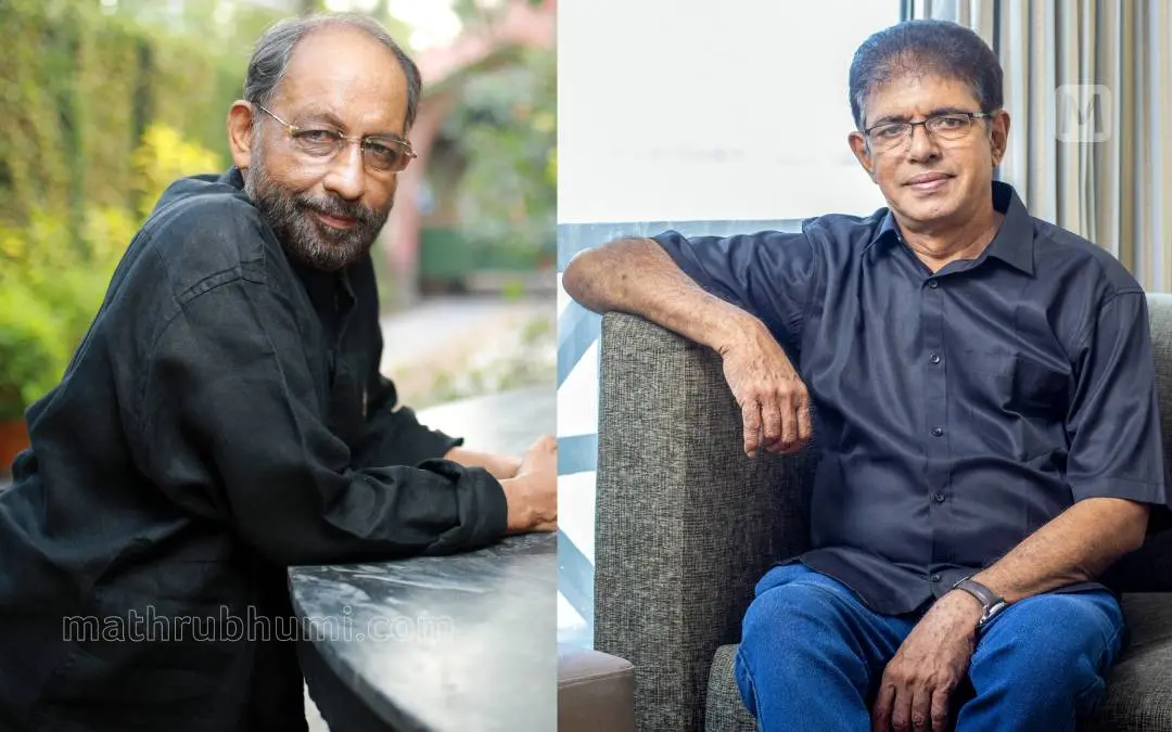 നെടുമുടി വേണു, ബാലചന്ദ്രൻ ചുള്ളിക്കാട് | ഫോട്ടോ: സുഗീത്.എസ്, സിദ്ദീഖുൽ അക്ബർ \ മാതൃഭൂമി