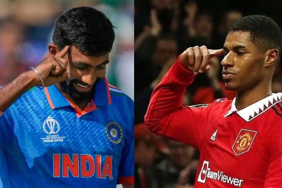 റാഷ്ഫോര്ഡിന്റെ ശൈലിയില് വിക്കറ്റ് ആഘോഷിച്ച് ബുംറ, വൈറലായി ചിത്രം