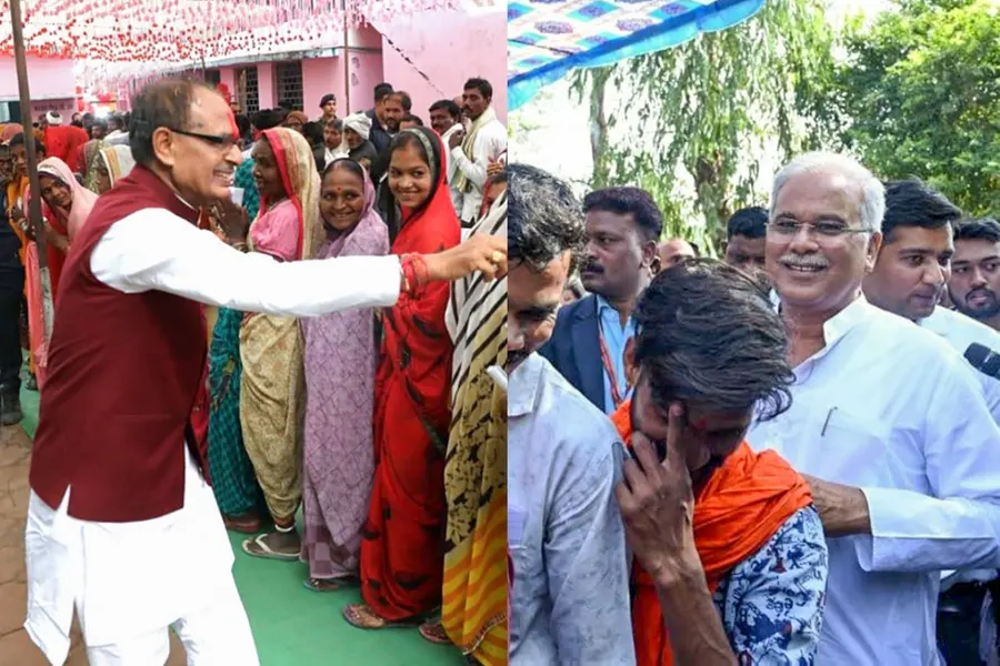 മധ്യപ്രദേശിലും ഛത്തീസ്ഗഢിലും പോളിങ് അവസാനിച്ചു; മാവോവാദി ആക്രമണത്തിൽ ITBP ജവാന് കൊല്ലപ്പെട്ടു