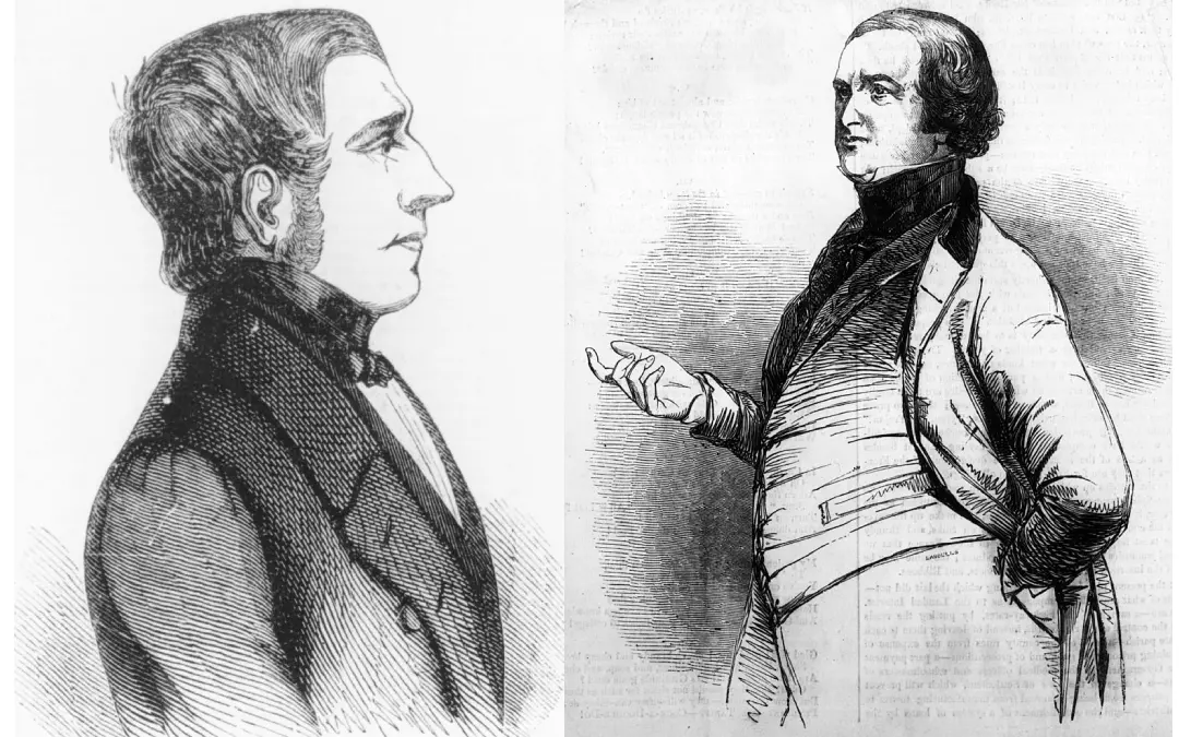 Scottish woodturner Daniel M'Naghten (aka McNaughton, 1813 - 1865), British Tory politician and Prime Minister Sir Robert Peel (1782 - 1850) | photo: Getty Images