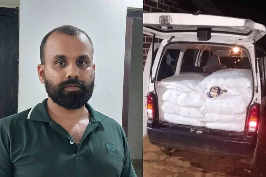 വാഹനത്തില് 30 ചാക്കുകളിലായി നിരോധിത പുകയില ഉത്പന്നങ്ങള്; പിടിയിലായത് 'മൊത്തവ്യാപാരി'
