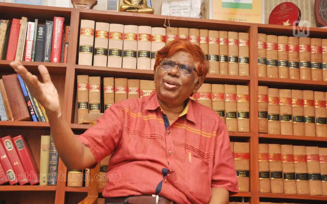 ജസ്റ്റിസ് കെ. ചന്ദ്രു | ഫോട്ടോ: മാതൃഭൂമി ആര്ക്കൈവ്സ്