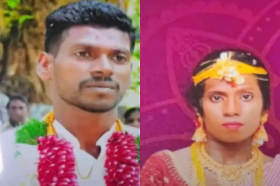 വിവാഹം രണ്ടുമാസം മുമ്പ്, ഭാര്യ നാലുമാസം ഗര്ഭിണി; ബ്ലേഡ് കൊണ്ട് കഴുത്തറത്ത് കൊന്ന് ഭര്ത്താവ്