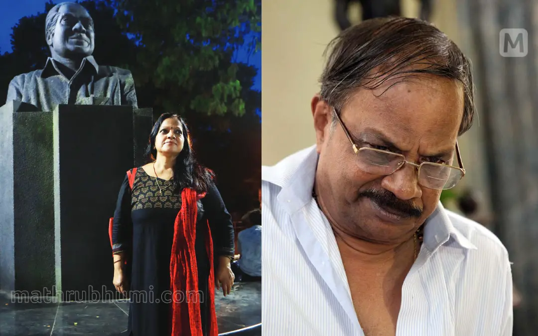 സുമിത്ര ജയപ്രകാശ്, എം.ടി. വാസുദേവന് നായര് | ഫോട്ടോ: മാതൃഭൂമി