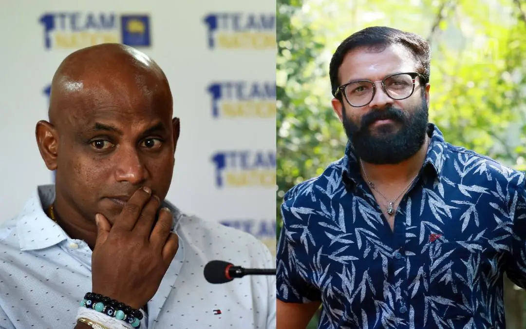 സനത് ജയസൂര്യ, നടൻ ജയസൂര്യ | ഫോട്ടോ: എ.എഫ്.പി, വി.പി. പ്രവീൺകുമാർ \ മാതൃഭൂമി