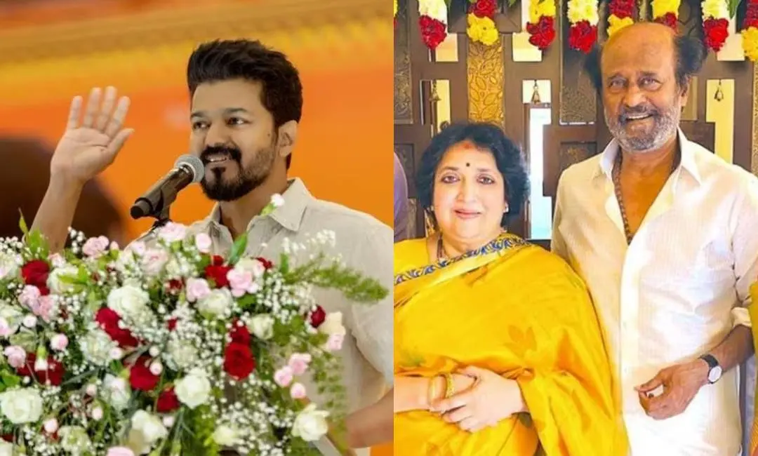 വിജയ്, ലതാ രജനികാന്ത്, രജനികാന്ത്