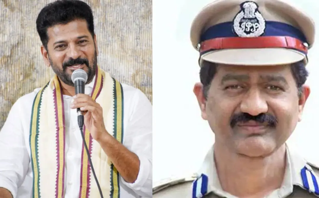 തെലങ്കാന മുഖ്യമന്ത്രി രേവന്ത് റെഡ്ഡി(ഇടത്ത്) മുന് ഐ.ബി. മേധാവി പ്രഭാകര് റാവു(വലത്ത്) | Photo: ANI & NDTV
